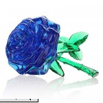 NERLMIAY Original 3D Crystal Puzzle Rose Flower Children Creative Gift Fun Toy for Child Puzzlers ToyBlue Blue B01DD9DYFM